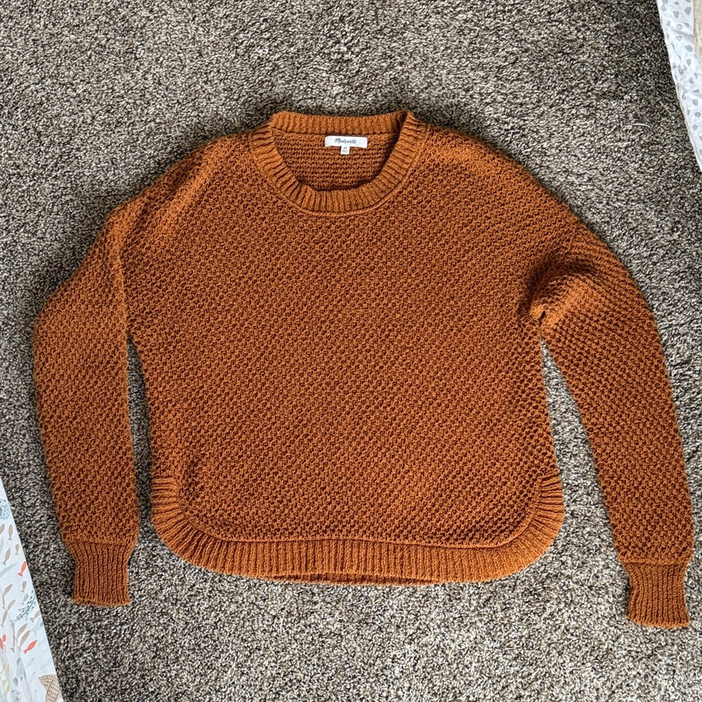 Madewell Women's Sweater in Warm Rust